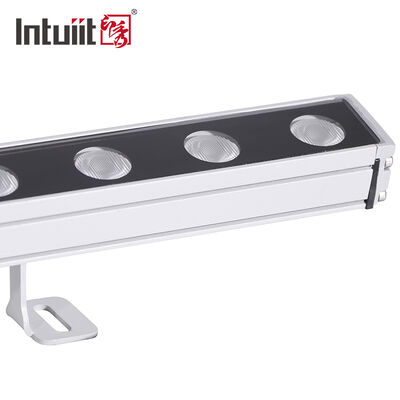 Lampu Wall Washer DMX512 RGB RGBW LED Warna-warni Outdoor Indoor 6W 12W 24W Linear Bar untuk Pencahayaan Panggung Pesta Gereja Pernikahan