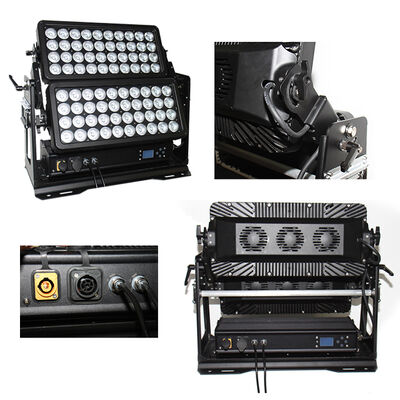 Lampu Sorot LED Daya Tinggi 400W 800W 1500W Tahan Air IP65 Pencahayaan Industri Konstruksi Stadion Luar Ruangan DMX512