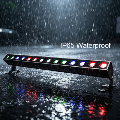 140W RGBW 4in1 IP65 Waterproof LED Linear Wall Washer 14x10W DMX512/RDM City Color Lighting