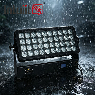 Pabrik Grosir 400W RGBW LED Flood Light IP65 Outdoor DMX512 Lampu Lanskap Area Besar untuk Dekorasi Jembatan Taman Tema