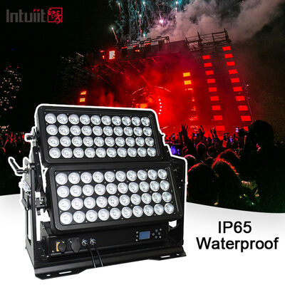 Lampu Dinding LED Ganda Tahan Air Luar Ruangan IP65 800W RGBW DMX Hotel Kota Taman