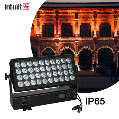 Profesional 400W LED Outdoor Stage Light RGBW 4in1 40x10W IP65 Flood Light DMX512 Wash Light untuk Konser Acara Festival Show