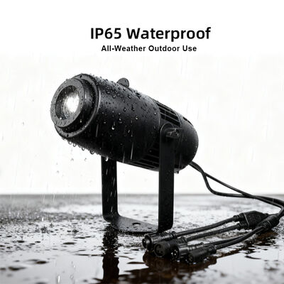 60W High Definition Led Logo Proyektor Lampu Luar IP65 Waterproof Gobo Proyektor Led Lampu Iklan