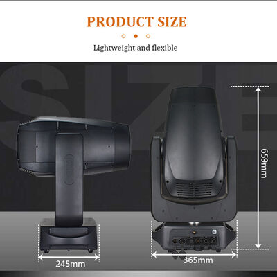 Outdoor 280W LED Beam Spot Wash Moving Head Light CMY Linear Mixing Stage Effect Lighting for Theme Park Event Wedding Show