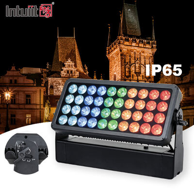 Lampu sorot IP65 400W LED luar ruangan tahan air RGBW 4in1 Arsitektur Lampu Cuci untuk Bangunan Landscape Fasad