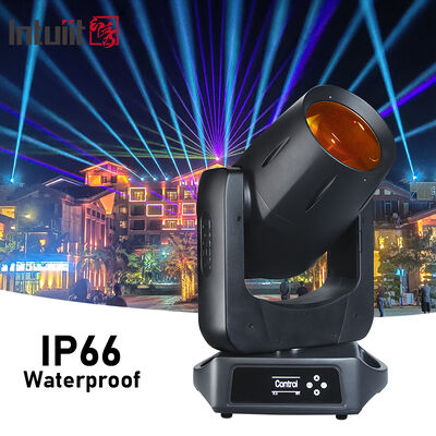 IP66 Waterproof 100W CMY Laser Moving Head Light Ultra Narrow 0.8 Degree Beam Angle Lampu panggung luar ruangan DMX512