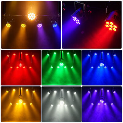 Dmx Led Stage Rgbwauv 6in1 Par Light For Wedding Party Event DJ Show