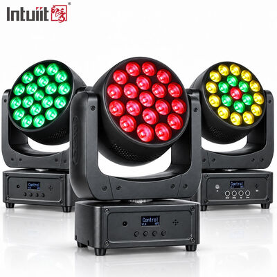 Lampu Panggung LED Disco DJ Lampu Wash Bergerak Rgbw 4in1 19x8w