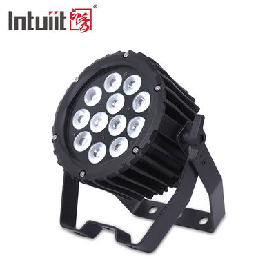 Profesional 12pcs 4in1 12x3W LED Outdoor Par Can Light Lampu panggung RGBW Aluminium Alloy DJ Wash Par Nightclub Light