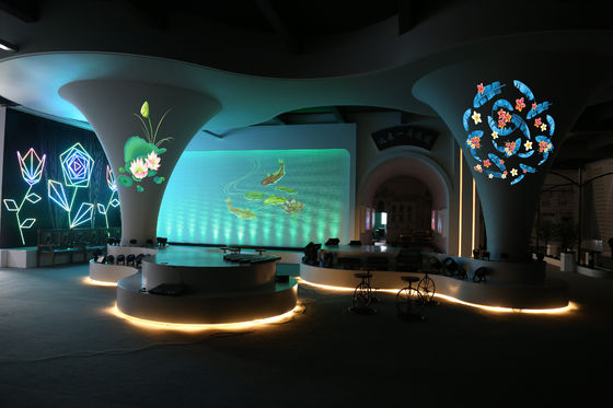 400W LED Water Wave Gobo Light Projector Logo Dinamis Lampu Iklan Lanskap Jalan Luar Ruangan
