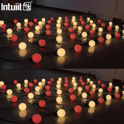 Pencahayaan Liburan Led Bulb String Pixel Led Light Waterproof Dmx Rgbw Multi Color String Natal Led Bulb String Light