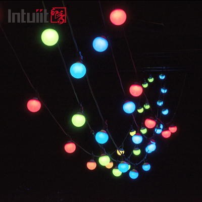 IP54 1x1.8W 5050 LED String RGBW dmx Warna Pintar Mengubah Pohon Dekorasi Lampu Lampu Natal