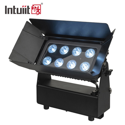 Lampu Panggung LED Bertenaga Baterai DMX512 Untuk Konser RGBW Uplight