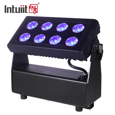 8*15w 4 In 1 Ip65 Baterai Powered Led Uplights Rgbw Party Light