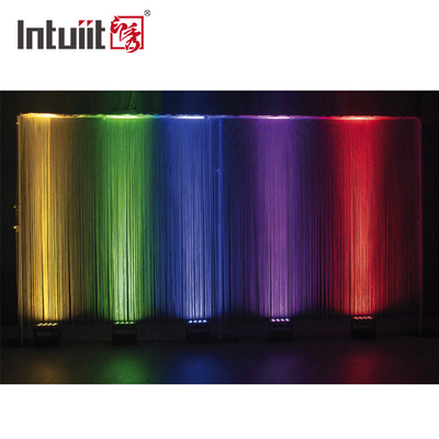 240V IP65 Bertenaga Baterai City Color Light 8*10W Led Outdoor Stage Wall Washer Lighting