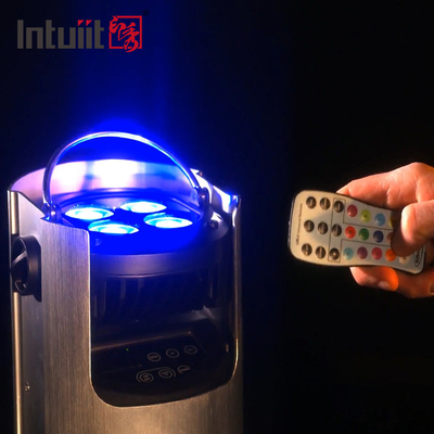 100V Baterai Didukung LED Uplight WIFI Dmx Disco Lampu Panggung Pernikahan