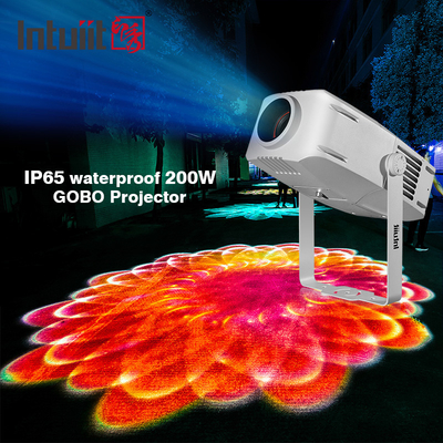 Bangunan Tinggi 400W Outdoor Gobo Projector Waterproof Zoom LED Effect Lights Disesuaikan