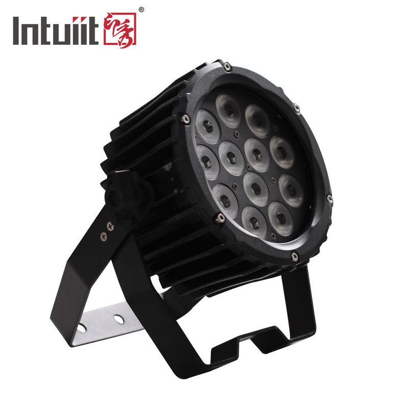 6CH Par Dapat Mencuci Lampu Panggung LED 12 * 3W RGBW 4 In 1 Lampu Par LED Untuk Disko Pesta Pernikahan