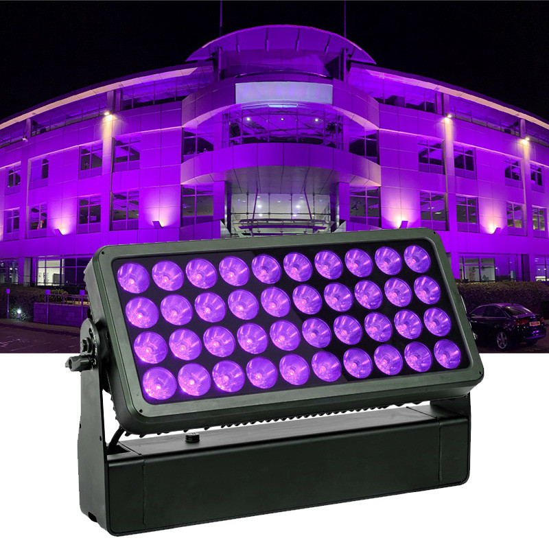 IP65 LED Stage Light 40x10w Wall Washer Flood Lights Untuk Efek Cuci Bangunan