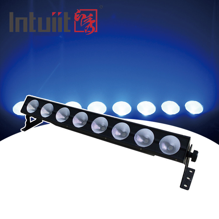 8*15W Rgb 3in1 zoom bar dipimpin Pixel Light Rainbow Effect Zoom Sweeper Cuci panggung konser pernikahan