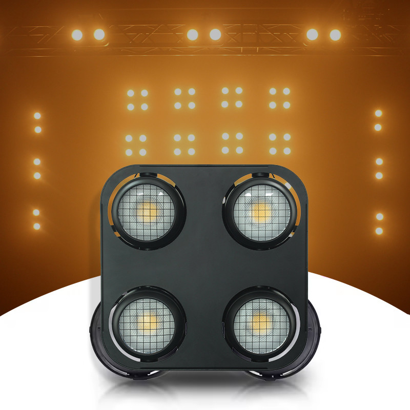 Blinder tahan air DMX Stage Light amber putih hangat IP65 cob dipimpin 4x90w blinder outdoor blinder
