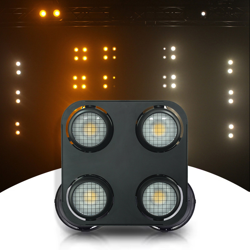 LED Blinder Light 4x90W LED COB stage lighting Amber And Warm White LED Audience Blinders Light In DJ Music Bar