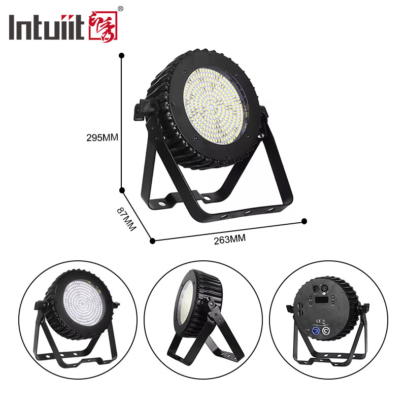 120W Warna Putih Indoor Led Par Bisa Lampu Tahap Par Tahap Lampu Strobe