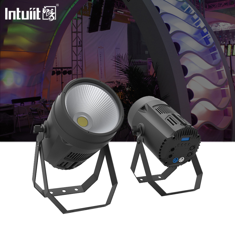 200W COB LED Par Light Cool White 4 in 1 Strobe Light DMX Control DJ Disco Peralatan Pencahayaan panggung