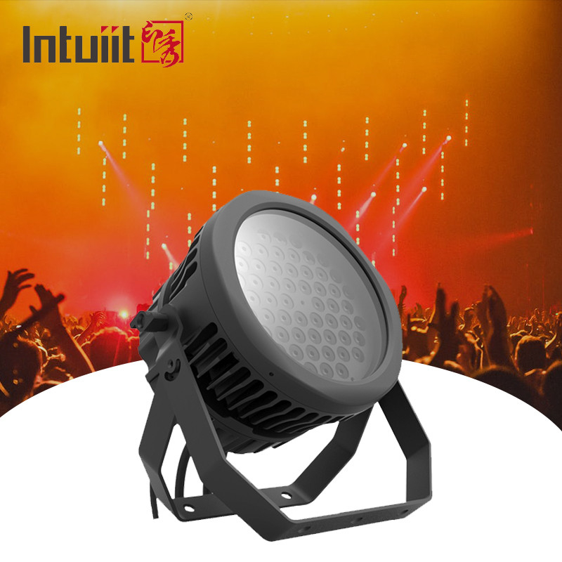 54 LED Par Light Waterproof IP65 Rated Outdoor 54*3w RGBW 4in1 Lampu Tahap DMX512