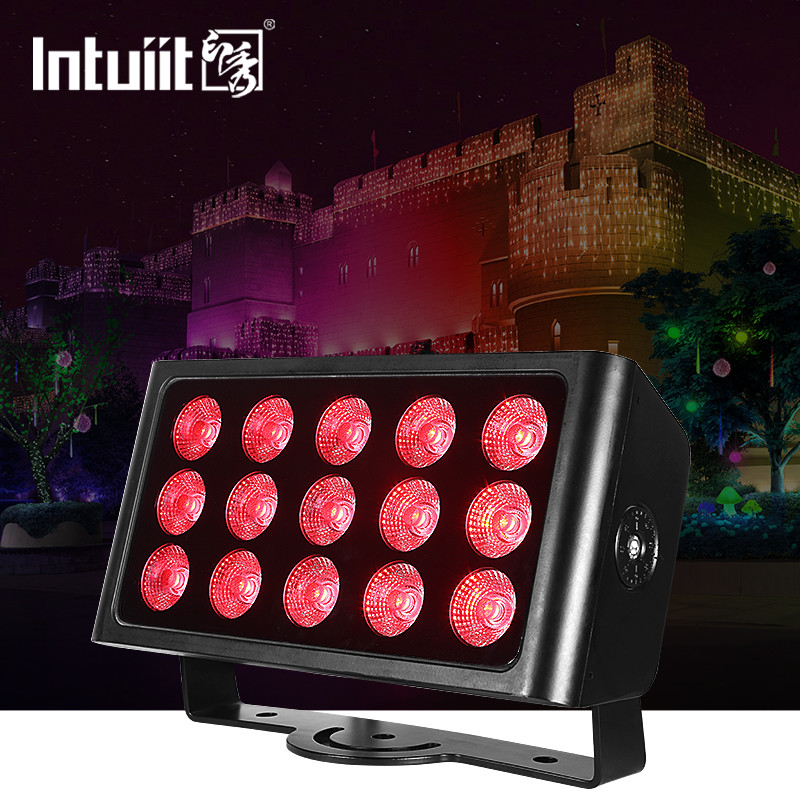 Lampu Banjir Luar Ruang 80w Waterproof 15pcs 4in1 Rgbw Led City Warna Lampu Cuci