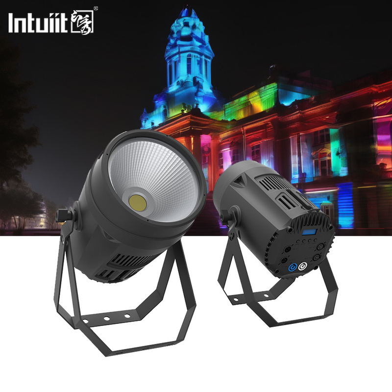 Kualitas Tinggi Waterproof IP65 DMX512 Par Spot 200w Cob Led Par Untuk Pernikahan Luar Ruangan
