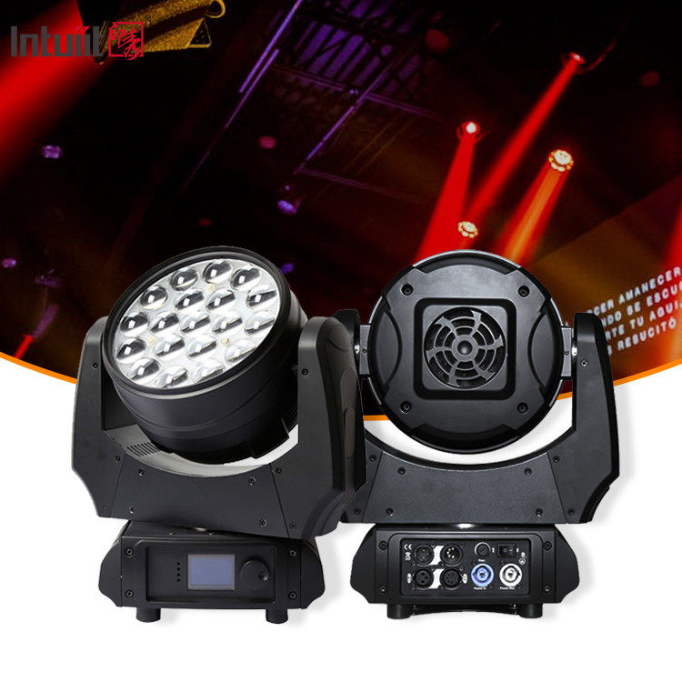 Lampu kepala bergerak LED Wash Zoom 19X10W RGBW 4 in 1 LED Zoom Wash kepala bergerak dj lampu panggung disko