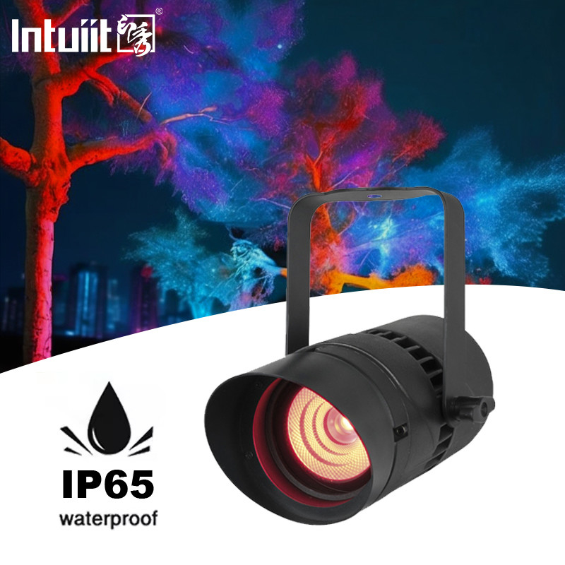 15w 4in1 COB Spotlight Pohon Outdoor IP65 tahan air RGBW led lampu rumput warna-warni lampu taman lanskap