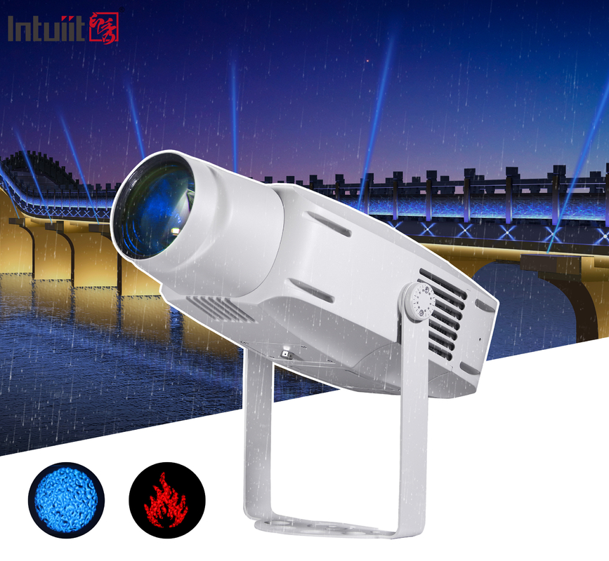 400w IP65 logo proyektor lampu gobo cahaya luar Rotating profesional lampu iklan Untuk panggung Park Hotel