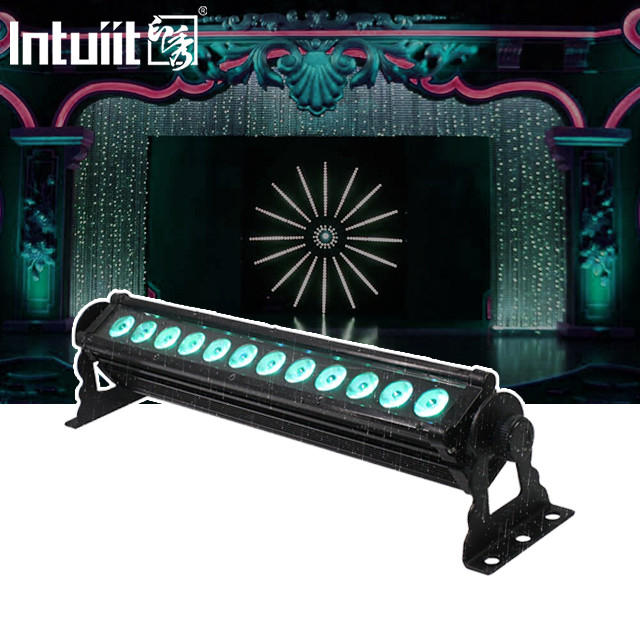 12x3W LED Wall Washer Light Bar RGB 3in1 0,5 Meter Beam Wash Wall untuk Bar Disco Party LED Wash Wall Light