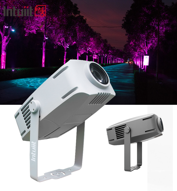 Outdoor IP65 Waterproof Led 200W Gobo Effect Light Warna-warni Proyektor Logo Taman Led Lampu