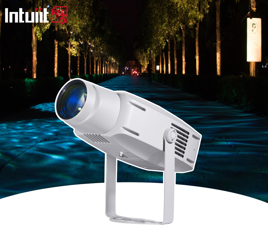 400w Led Auto Color Changing Projector Outdoor Projection Lamp Gobo Custom Logo Selamat Datang Cahaya Led Projector