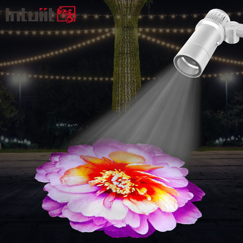 Led Gobo Projector 60w Led Auto Color Changing Projector Outdoor Projection Lamp Gobo Custom Logo Selamat Datang