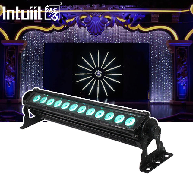 DMX 512 ruangan tahan air kota berwarna bangunan hotel 12X3W dipimpin lampu wall washer