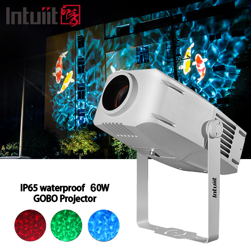 Efek Waterproof IP65 60W Led Water Wave Pattern Light Untuk Taman Luar Ruang