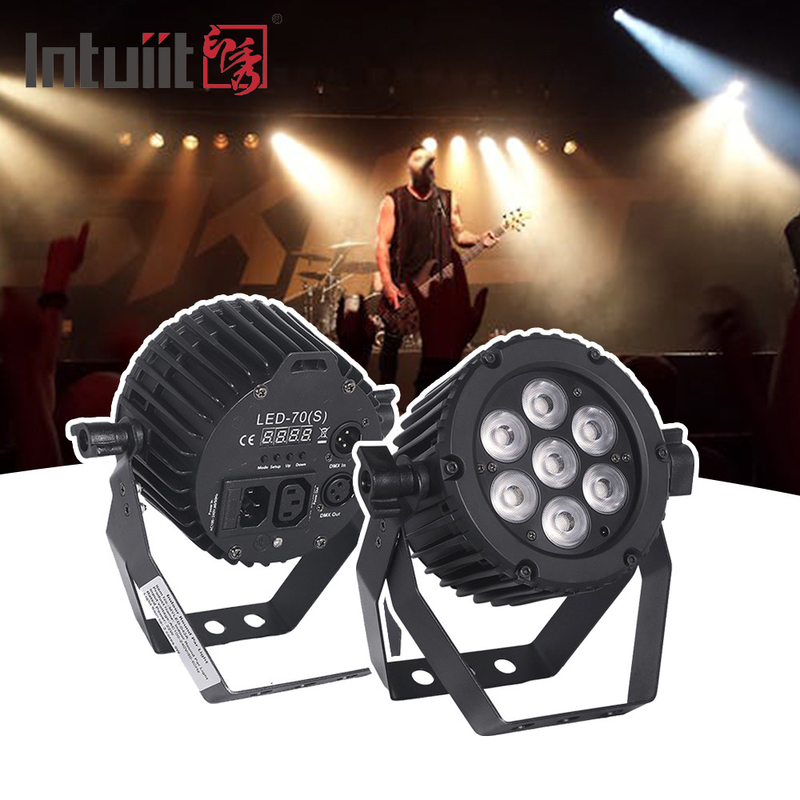 7 Leds 22W Led Par Stage RGB Disco Light Dmx512 Light Stage Untuk Acara DJ