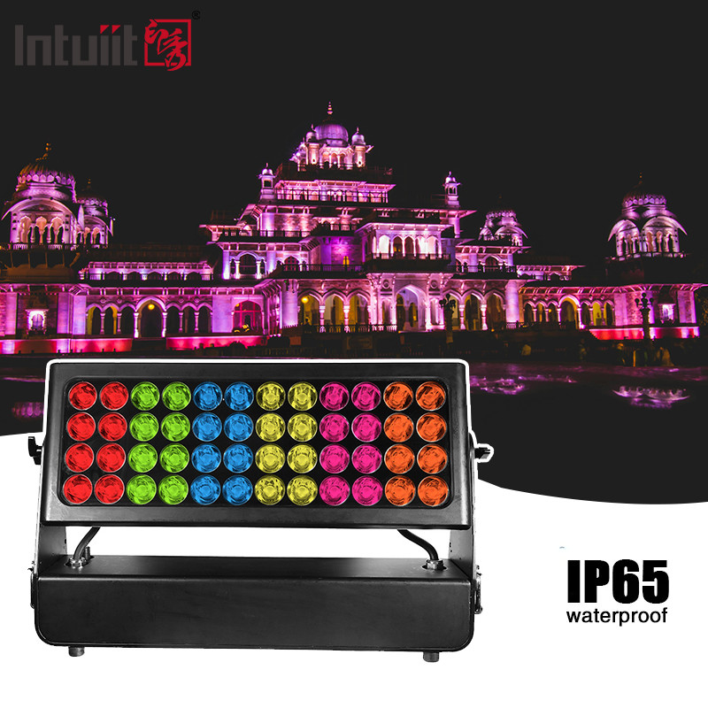 IP65 Waterproof warna kota rgbw Wall Washer Bangunan Cahaya 1500w RGBW 4in1 dipimpin lampu warna kota luar ruangan