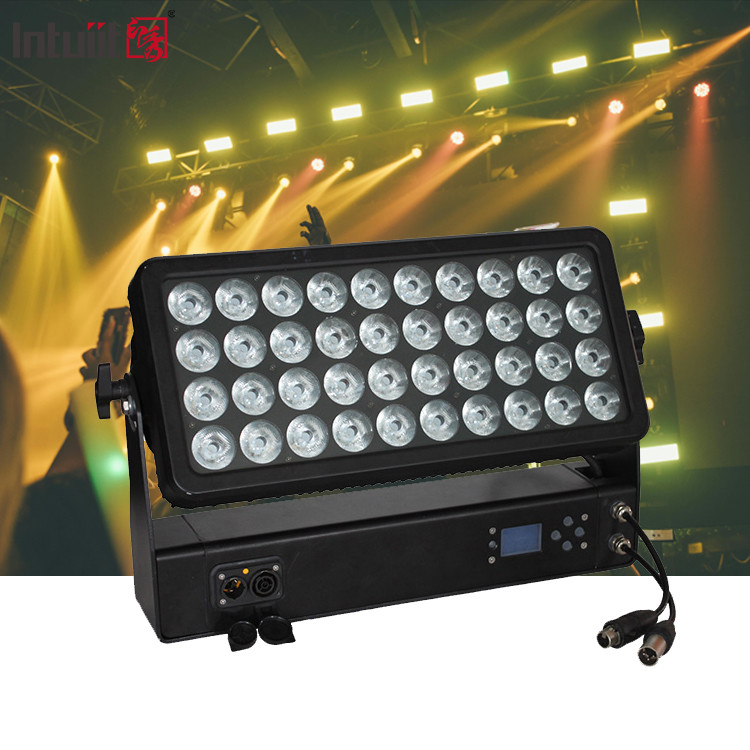 Waterproof 400W RGBW 4In1 Wash Light Warna Kota IP65 Led Wall Washer Untuk Luar Ruang