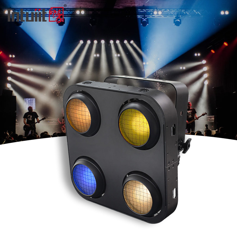IP65 4x90w RGB Led Cob Audience Blinder Light Outdoor Waterproof 4 Mata Blinder
