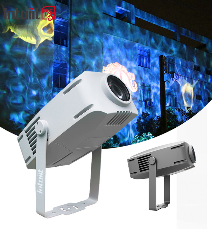 Iklan Taman hiburan IP65 Waterproof Efek Gelombang Air Luar Ruangan Lampu Malam Proyektor 200w Led Gelombang Air Efek Cahaya
