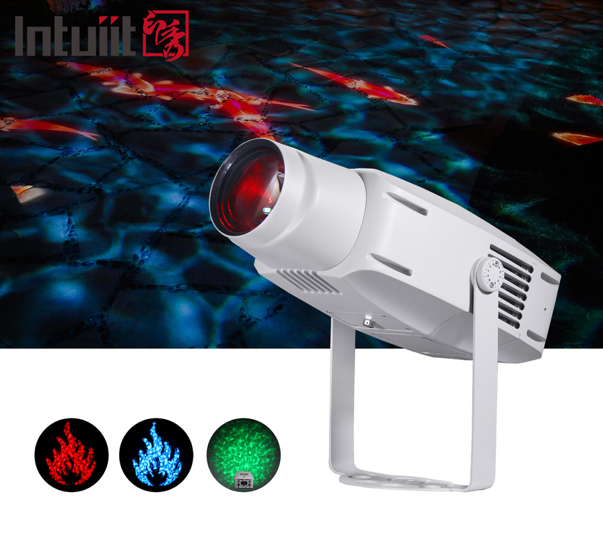 400W Outdoor Air Wave Led Gobo Projector Light dengan IP65 Untuk Taman Hiburan