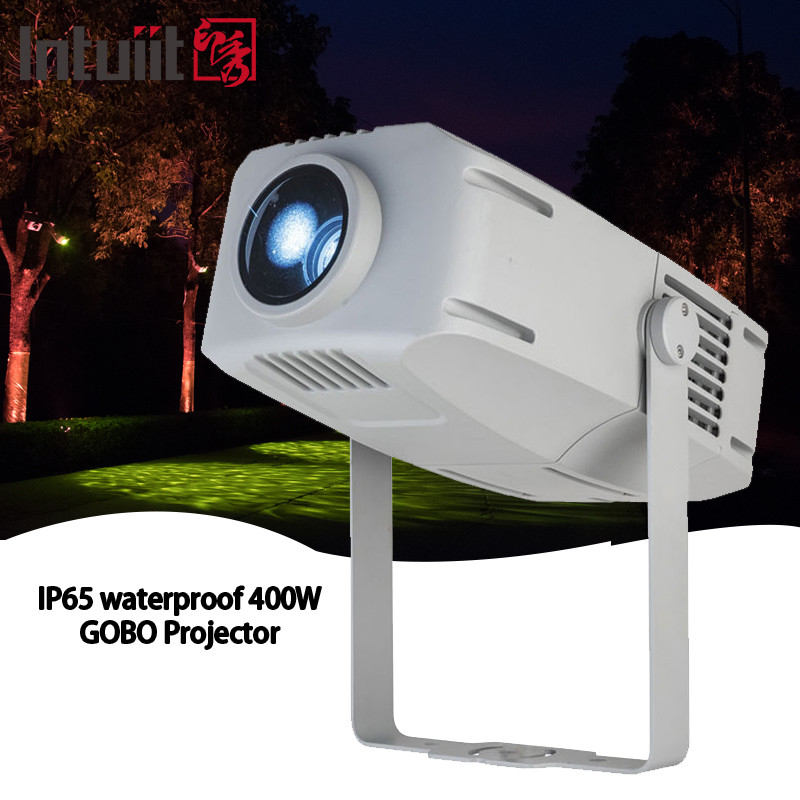 Iklan Taman hiburan outdoor Lampu proyeksi gelombang air dinamis Waterproof 400w Led efek gelombang air Proyektor