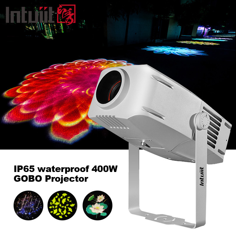 IP65 400W Gobo Led Proyektor Waterproof Promosi Lampu Proyektor Outdoor Led Proyektor Lampu Logo