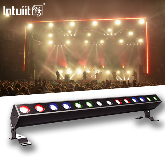 Proyek Landscape Building Lighting Bar Outdoor Waterproof 14x10W RGBW Led Wall Washer CE