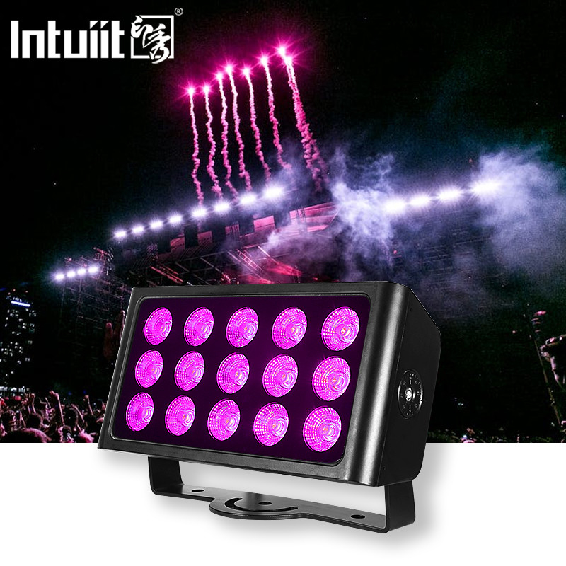 Lampu panggung persegi 15x5w Ip65 Waterproof Wall Wash Flood Light Par Light